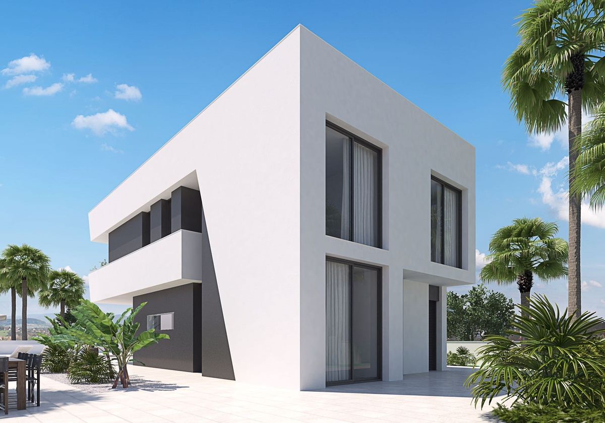 modern 3 bedroom villas with private pool 450 mete