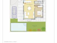 Plan de villa 3 chambres