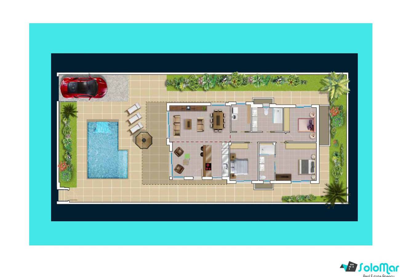 New Build - Villa/Detached house - Ciudad Quesada - Pueblo Bravo